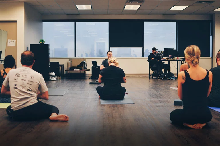 Yoga with Eric, our support champion