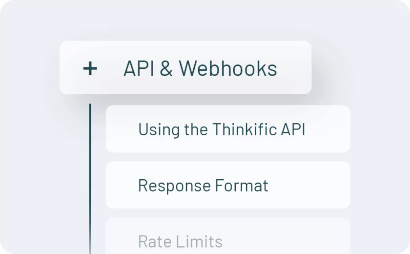 Overview of API structure